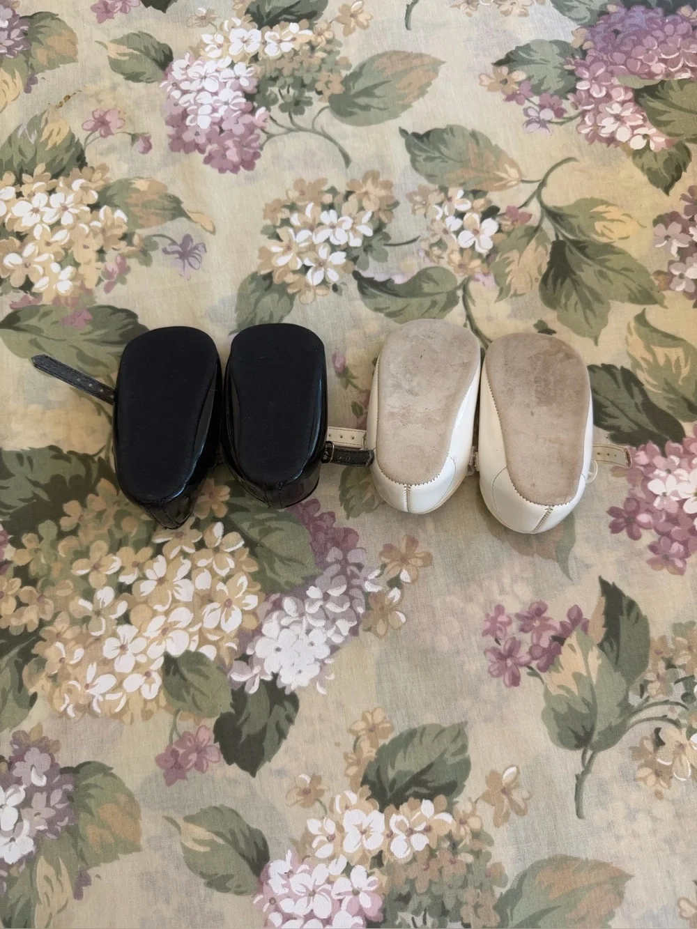 Girls Patent Black& White Mary Jane Shoes - Classic Kids Dress Shoes baby sz 1